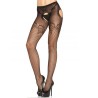 culotte en élégante filet brodé noir