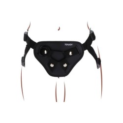harnais strap-on deluxe noir