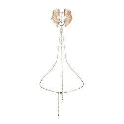 désir métallique collier métallisé doré