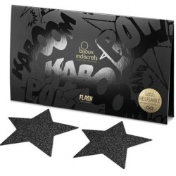 indiscrets capuchons de tamelon noir star flash