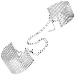 désir métallique menottes métalliques argent
