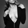 magnifique collier en métal franges dorées
