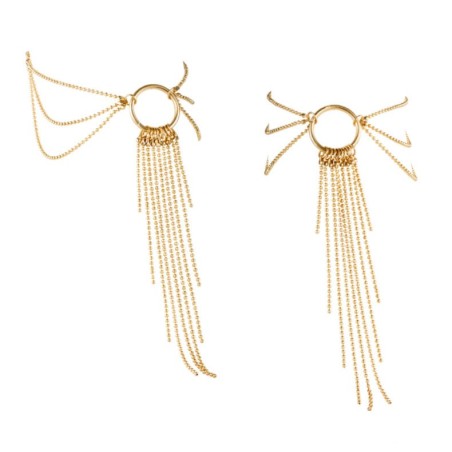 magnifiques bracelets pieds dorés