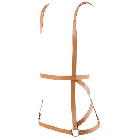indiscrets maze harnais forme robe marron