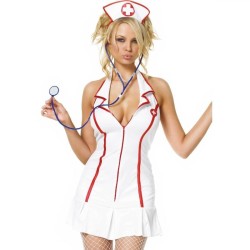 costumes - robe dinfirmière en chef ensemble 3 pièces taille s-m