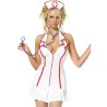 costumes - robe dinfirmière en chef ensemble 3 pièces taille s-m
