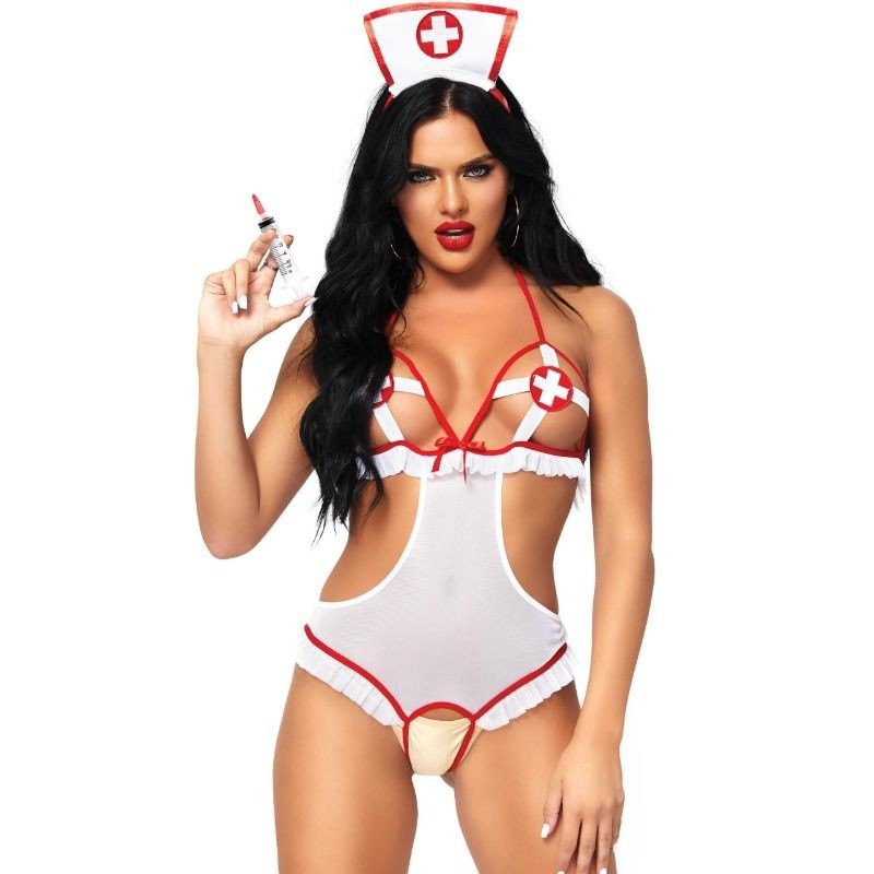 nurse teddy ouvert crothless taille unique nurse teddy ouvert crothless taille unique