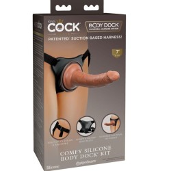 elite harnais réglable confortable avec gode 17.8 cm
