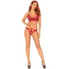 ensemble 2 pièces bralette et string dentelle m-l