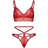 ensemble 2 pièces bralette et string dentelle m-l