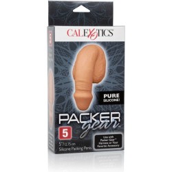 emballage silicone pénis 12.75 cm caramel