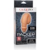 emballage silicone pénis 12.75 cm caramel