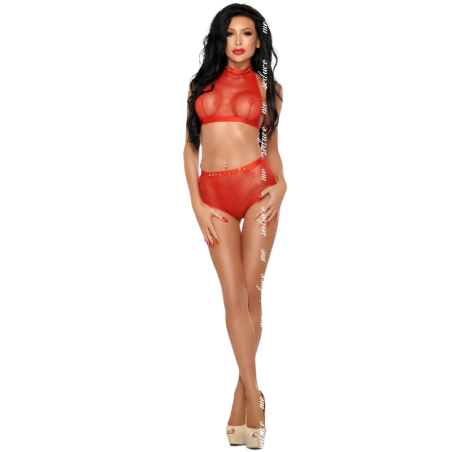 mona set rouge s-m