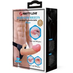 mavis harnais culotte universelle avec gode 19 cm naturel