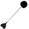 fouet plume damour noir 40 cm