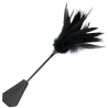 fouet à plumes noires