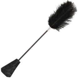 fouet plume damour noir 56 cm