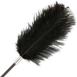 fouet plume damour noir 56 cm