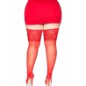 stay ups sheer cuisse haut grande taille