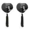 cache-malins  paillettes noires