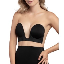 soutien-gorge sans poignées noir bonnet d