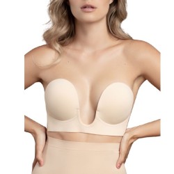 soutien-gorge sans poignées beige bonnet a