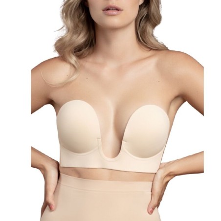 soutien-gorge sans poignées beige bonnet a