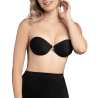 soutien-gorge invisible noir bonnet a