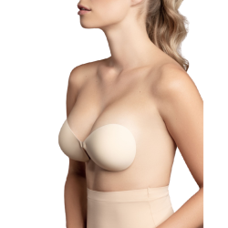 soutien-gorge invisible beige bonnet c