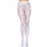 collant résille flocon de neige taille unique