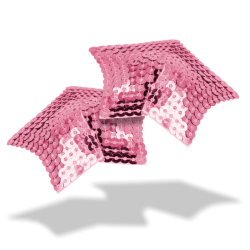 couvre-teton etoile a sequins rose
