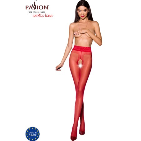 tiopen 001 collant rouge 1-2 20 den