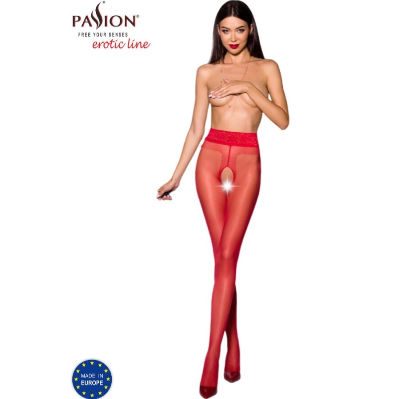 tiopen 001 collant rouge 3-4 20 den tiopen 001 collant rouge 3-4 20 den