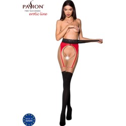 tiopen 003 collant rouge 3-4 20-40 den