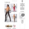 tiopen 005 collant rouge 3-4 60 den