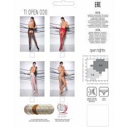 tiopen 006 collant blanc 1-2 30 den