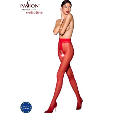 tiopen 007 collant rouge 3-4 20 den