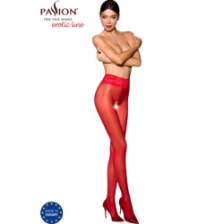 tiopen 008 collant rouge 3-4 30 den
