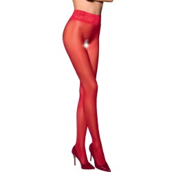 tiopen 008 collant rouge 3-4 30 den