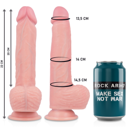 harnais + hawk rotateur et vibrateur 22 cm -o- 4.6 cm