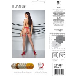 tiopen 019 collant rouge 1-2 20 den