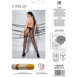 tiopen 020 collant noir 3-4 20 den