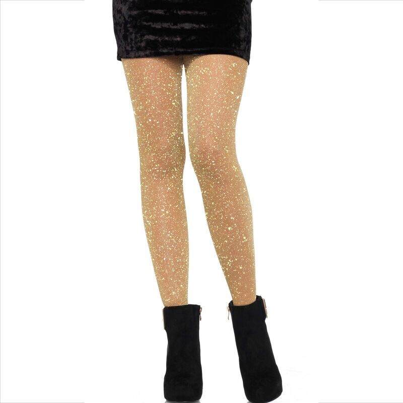 collants transparents dorés collants transparents dorés
