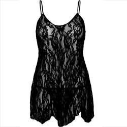 chemise dentelle fleurie