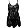 chemise dentelle fleurie