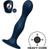 dildo en silicone double ball-r bleu