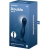 dildo en silicone double ball-r bleu
