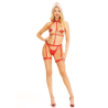 harnais et bandeau dinfirmière rouge l