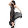 cr 3883 babydoll longue noir s-m