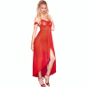 cr 3716 babydoll long rouge l-xl